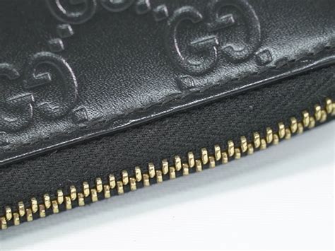 447939 black gucci signature zipper wallet|Gucci Livermore Outlet.